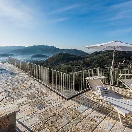 Charming Farmhouse In The Hills, Private Pool, Sea View, Dream Panorama Камайоре Екстер'єр фото