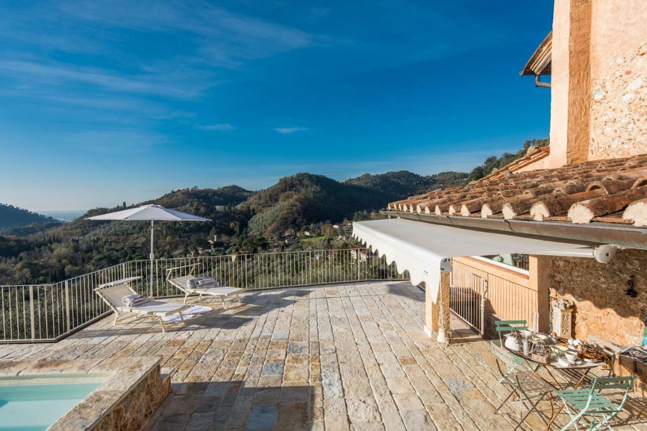 Charming Farmhouse In The Hills, Private Pool, Sea View, Dream Panorama Камайоре Екстер'єр фото